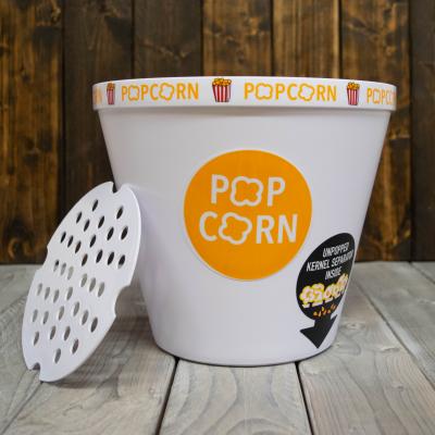 Yellow Popcorn Rim Sifter Bowl