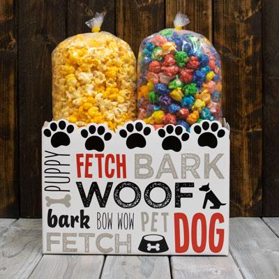 Dog Lovers Popcorn Gift Box