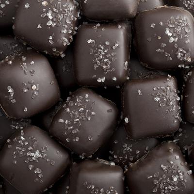 Dark Chocolate Caramels with Sea Salt