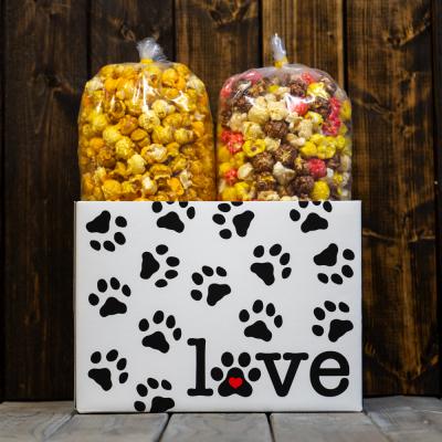Puppy Love Popcorn Gift Box
