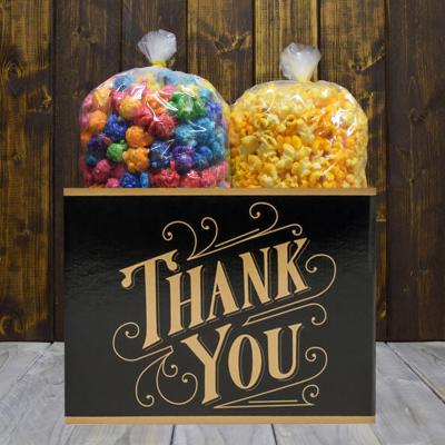 Black and Gold Thank You Gift Box
