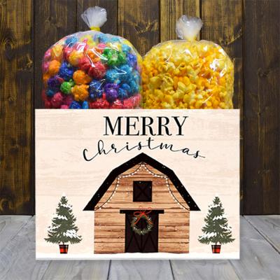 Plaid Farmhouse Popcorn Gift Box