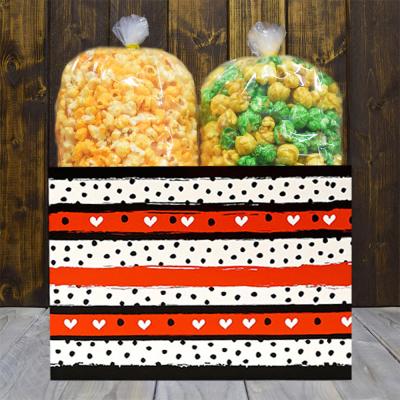 Hearts and Dots Popcorn Gift Box