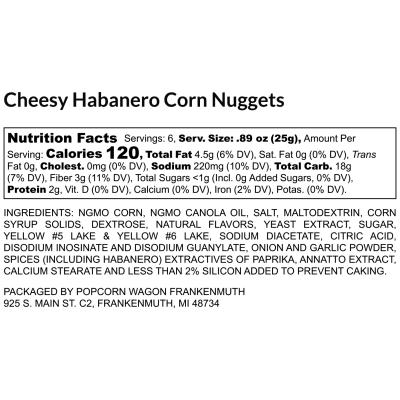 Cheesy Habanero Corn Nugget