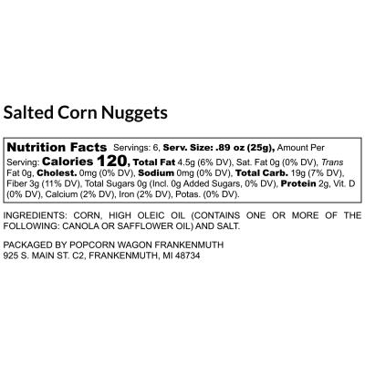 Salted Corn Nuggets