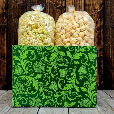Green Leaves Popcorn Gift Boxes