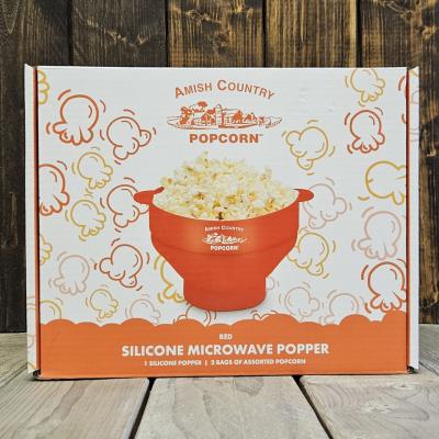 Amish Country Red Silicone Microwave Popper