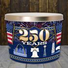 Amercas 250th 2 Gal Popcorn Tin