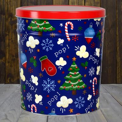 Pop Pop Pop 3.5 Gal Popcorn Tin